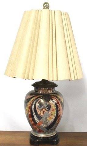 1505 - Oriental table lamp 26" tall
