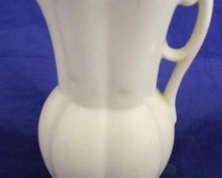 1526 - Art pottery pitcher 8 3/4" chipped
