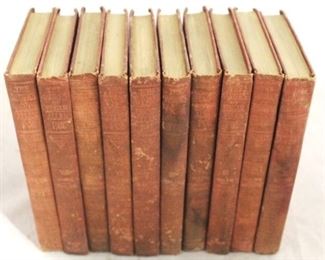 1544 - Edgar Allan Poe 10 pc book set
