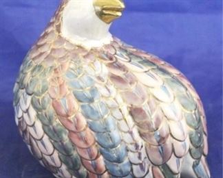 1576 - Toyo pottery pheasant 6"
