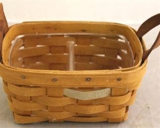 1676 - Longaberger 1998 basket with plastic liner 7 x 5 x 3 1/2
