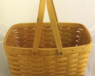 1680 - Longaberger 1998 basket with plastic liner 11 x 8 x 14 1/2
