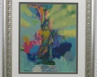 9019 - Statue of Liberty giclee by Leroy Neiman 25 x 28
