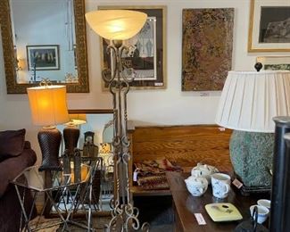 Floor Lamp and  Table lamps