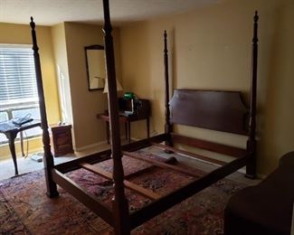 Four poster bed