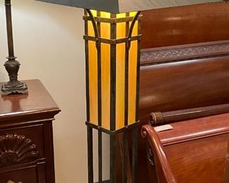 Craftsman mission floor lamp