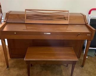 $200 Lovely Baldwin Acrosonic Upright Piano with Matching Bench full of Music!   $200