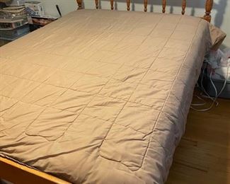 $100. 70’s Spindle Full Size Bed with Verlo Mattress!  $100
