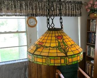 Arts and craft hanging lamp