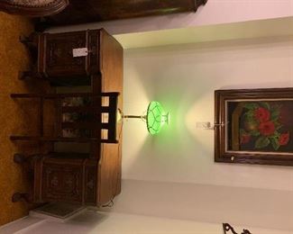Green electric lamp 