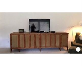 Large vintage media console from home of Nashville booking agent, Lucky Moeller $500