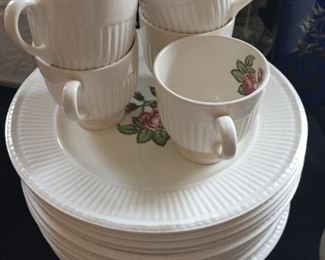 Set of plates and teacups.