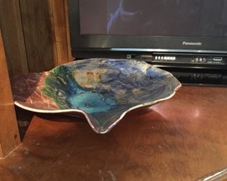 Handmade pottery bowl.