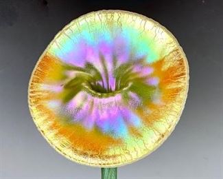 Quezal Vase, Jack in the Pulpit Form - Lot 130a