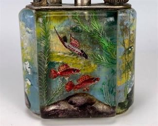 Rare Dunhill "Aquarium" Lighter C.1950 - Lot 139