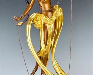 Erte Bronze Sculpture "Pleasure of the Courtesan" - Lot 128