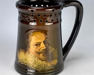 Rookwood Portrait Puzzle Mug Shakespeare(?) - Lot 57
