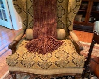 Chair Close Up, includes Custom Made Lumbar Pillows