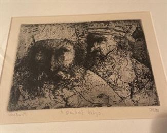 Lithograph Beckwith signed and numbered
