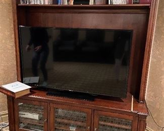 TV and Cabinet