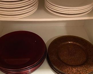 Pottery Barn Dishes and Chargers