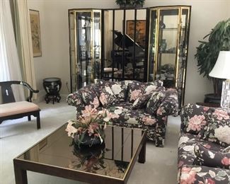Living room furniture (piano is not for sale)