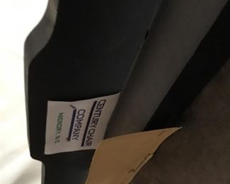 Lacquered pair of chairs by Century Chair Company, Hickory NC