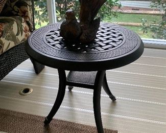 Bronze Colored Metal Accent Tables (1 of 2)