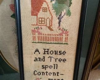 VINTAGE NEEDLEWORK SAMPLERS