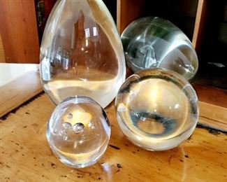 Glass, orbs, glass, eggs