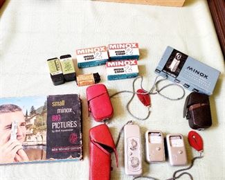 Minox,  camera. Film,  accessories,  book