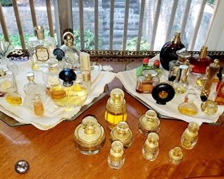 Vintage , Perfume Bottles, Yves St. Laurentiis, others 