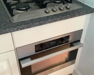 gas cooktop and custom convection oven