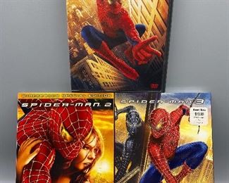 DVD: Spider Man 1,2,3