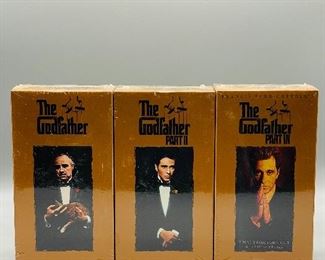 VHS: The Godfather 1,2,3