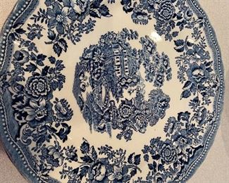 Staffordshire blue and white china