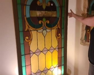 Beautiful stained glass door 