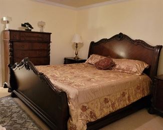 Beautiful Pulaski King Sleigh Bed