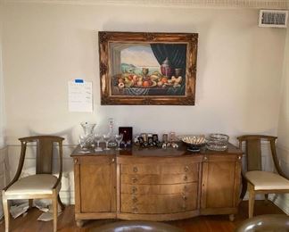 Johnson Handley Johnson Furniture, Buffet, Sideboard, Crystal, Painting, Serveware, Household