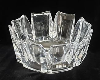 Large Orrefors Crystal Serving Bowl