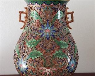 Gilt Cloisonne Vase
