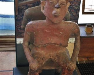 Pre-Columbian Nayarit Figure.     NOTE:  This  was bequest to a museum.  We are waiting to hear if the museum will accept it.  If not, it will be for sale.
