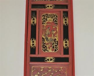 Pierce-Carved Giltwood Panel