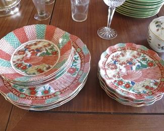 Set of Japanese "Exotic Bird" China