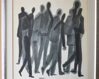 "Many Men" Orig. Litho by Ben Shahn, 415 / 950, signed