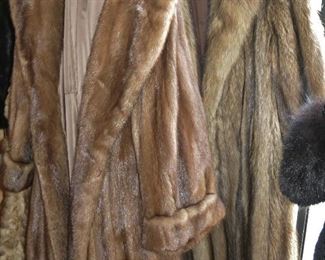 Full Length Mink & Racoon Coats