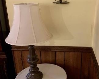 Accent Table and Angel Wall Sconces