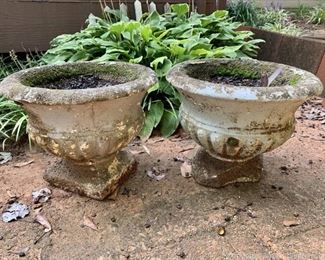 A Pair of Old World Planters