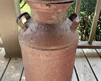 Rustic Old Milk Can