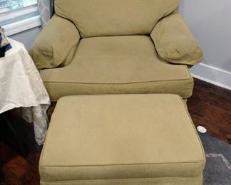 Jetton Furniture oversized chair and ottoman